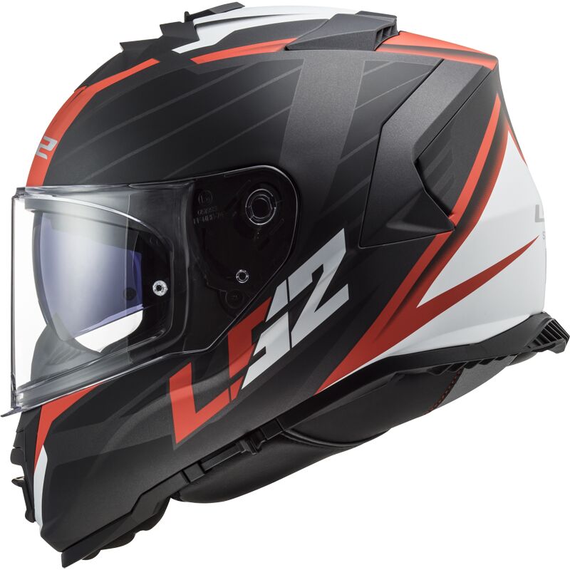 LS2 FF800 Storm II Nerve Matt Black Red-06