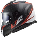LS2 FF800 Storm II Nerve Matt Black Red-06
