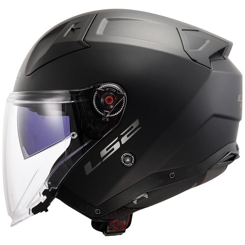 LS2 OF603 Infinity II Solid Matt Black-06