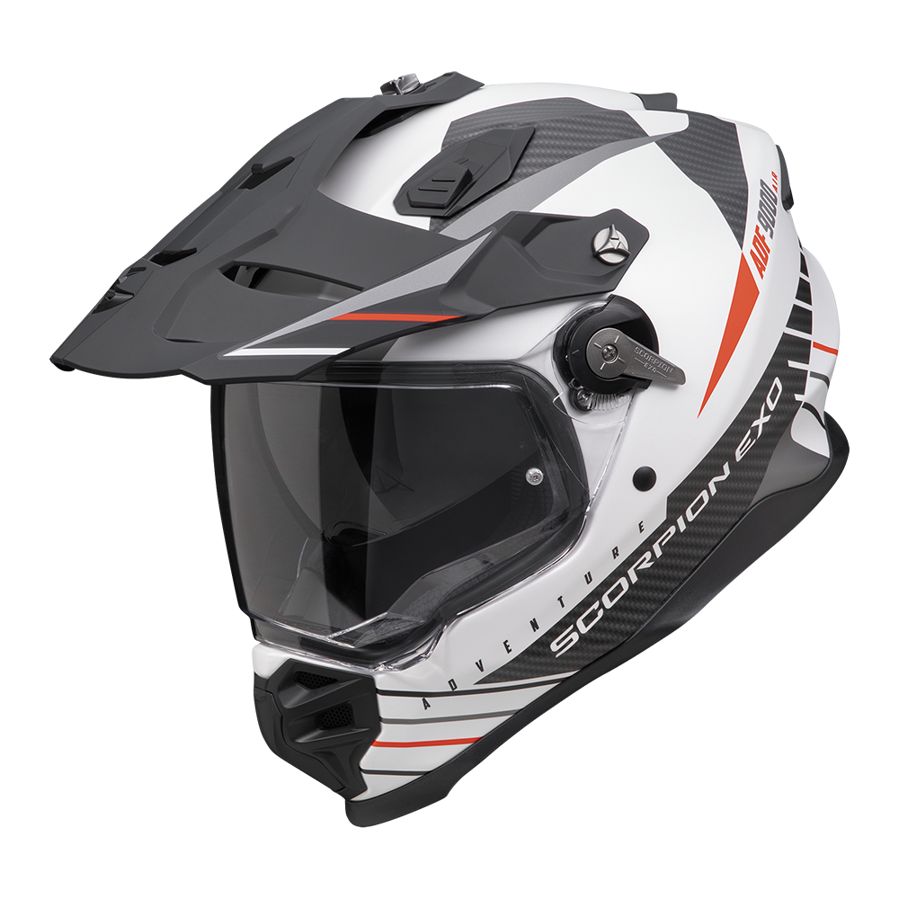 Scorpion  Adf-9000 Air Feat Matt White-Black-Red