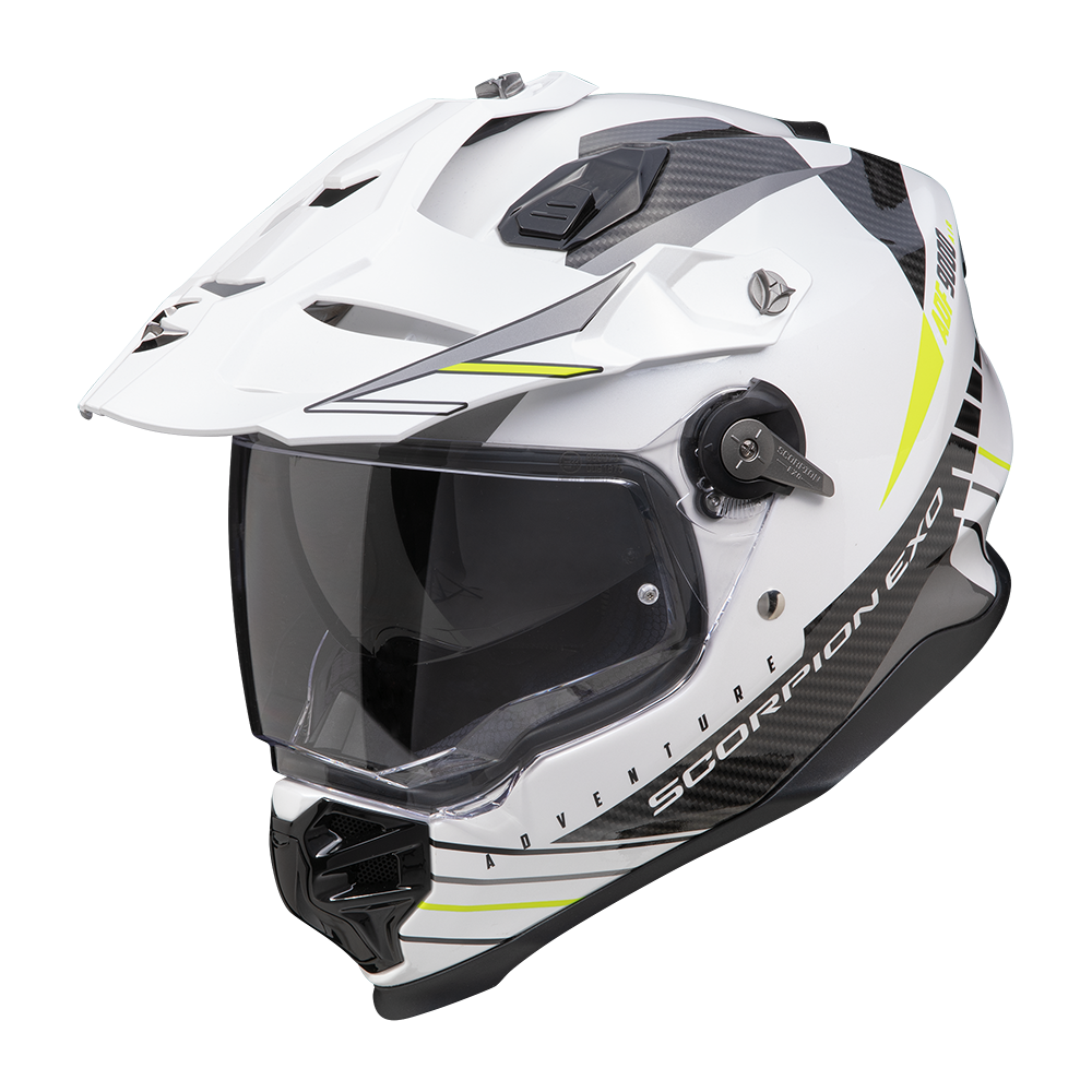 Scorpion  Adf-9000 Air Feat White-Black-Neon Yellow