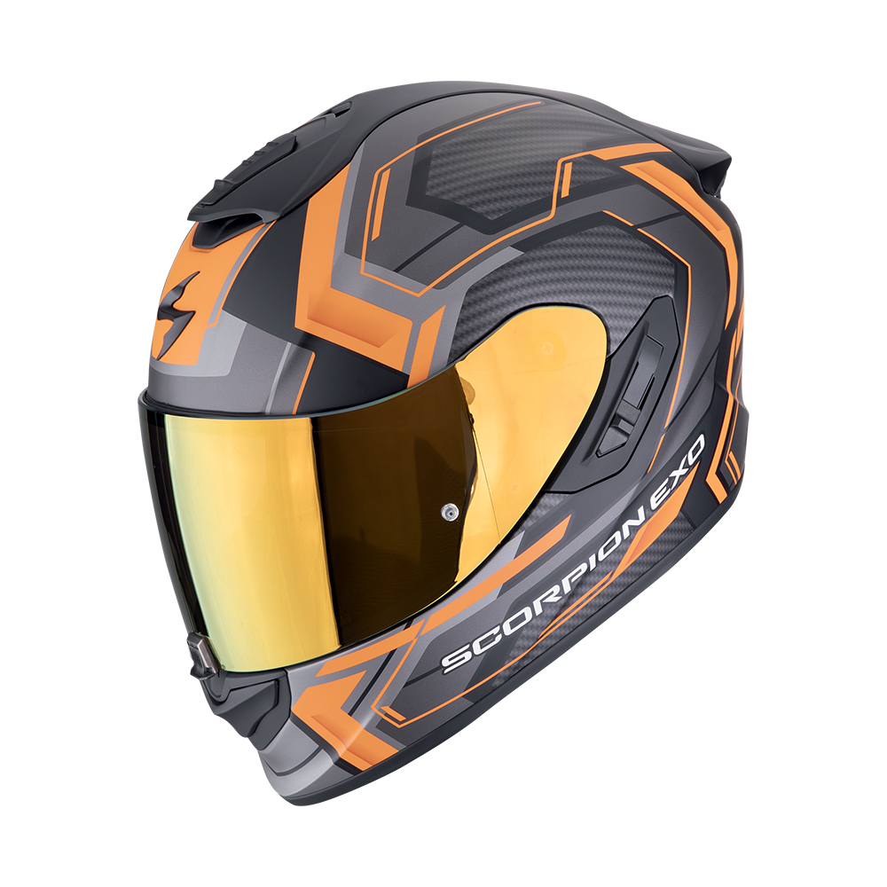 Scorpion  Exo-1400 Evo Air Linart Matt Black-Orange