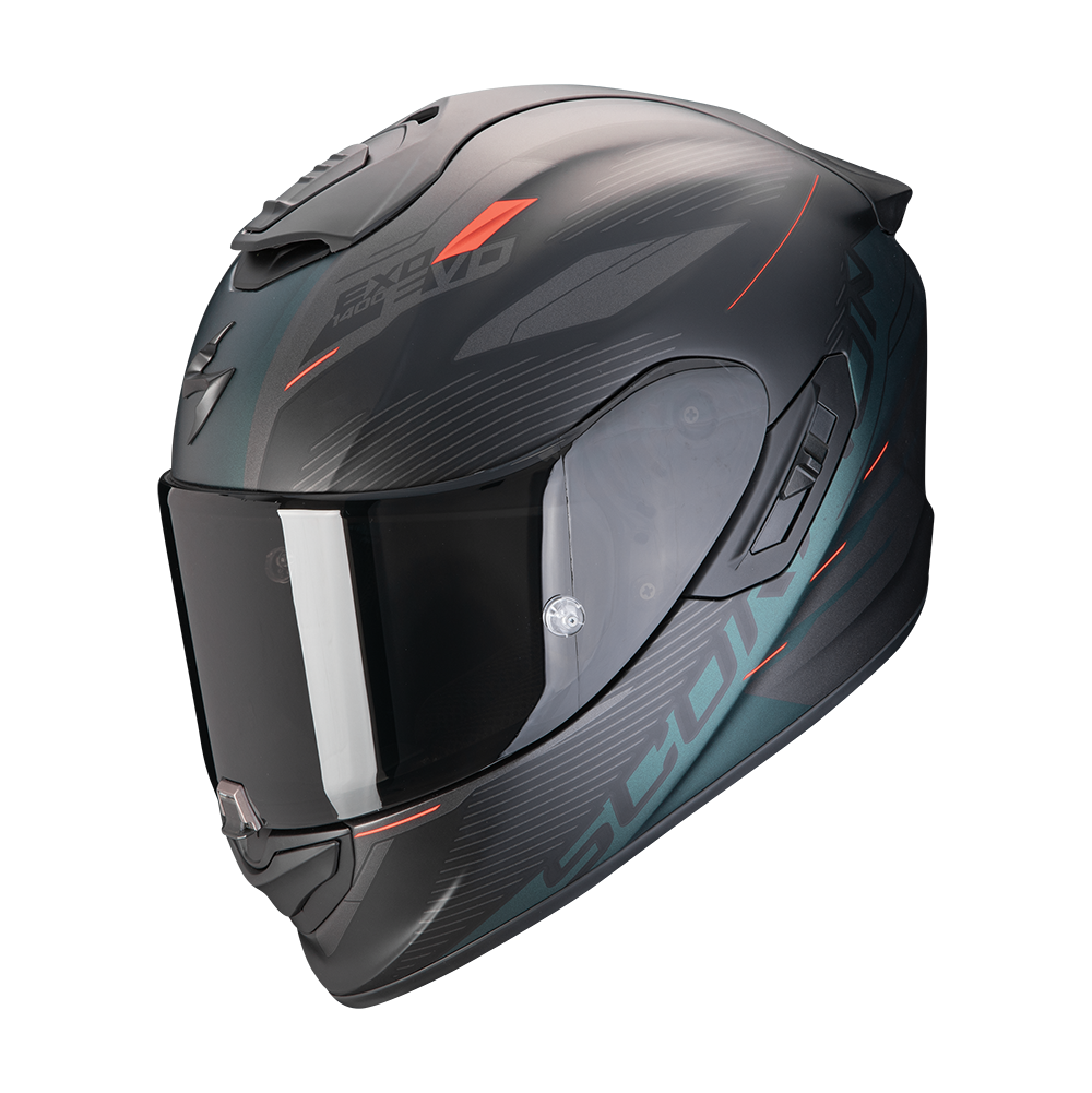 Scorpion  Exo-1400 Evo Air Luma Matt Black-Green