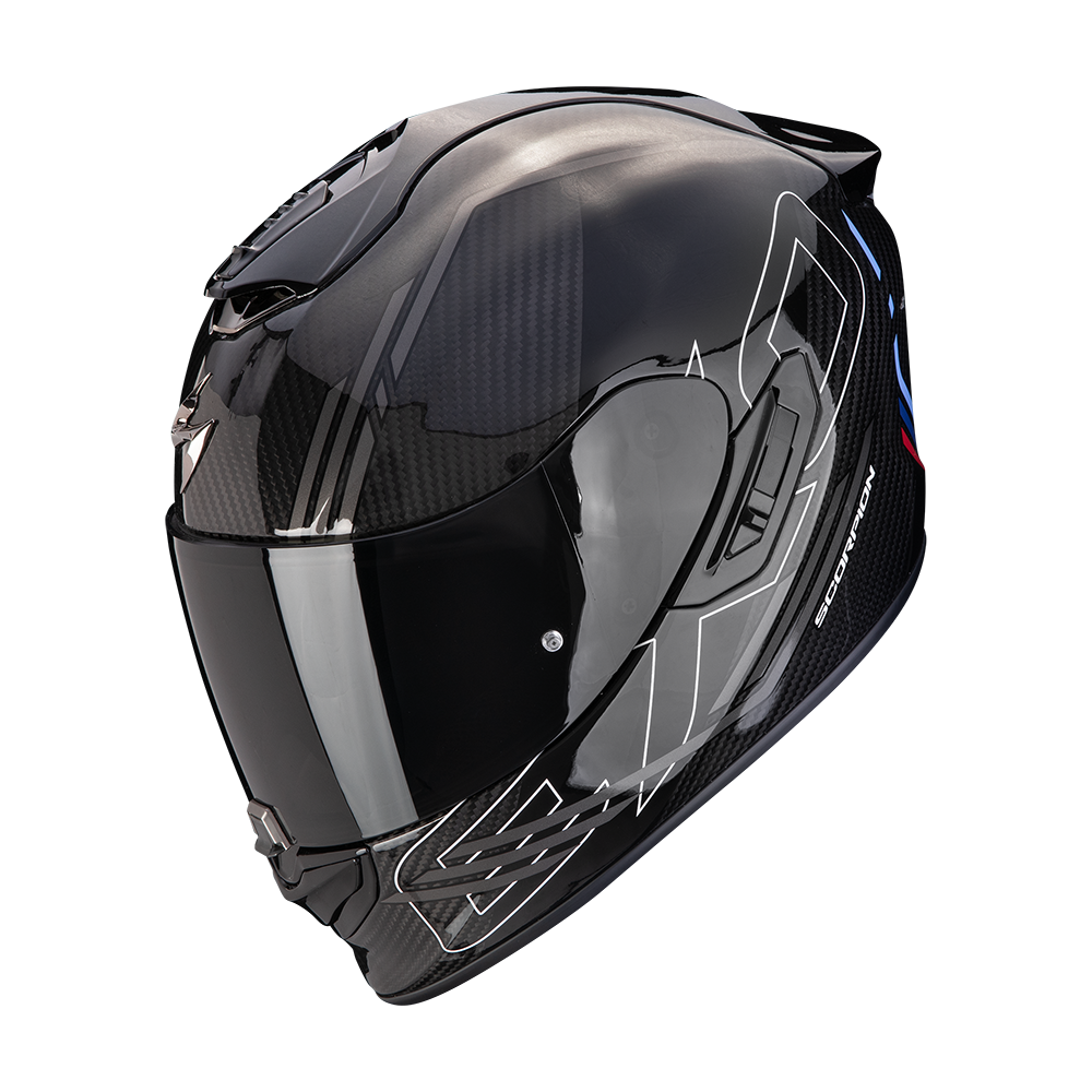 Scorpion  Exo-1400 Evo Carbon Air Reika Black-Silver-Blue