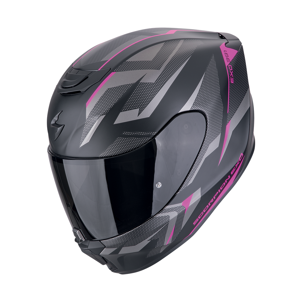 Scorpion  Exo-391 Aaxo Matt Black-Pink