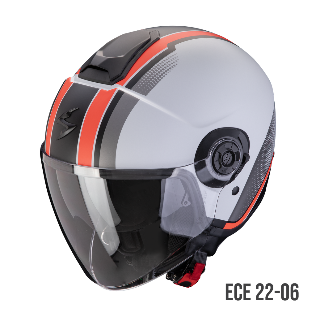 Scorpion  Exo-City Ii Vel Matt Grey-Red