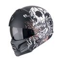 Scorpion  Exo-Combat Ii Genesis Matt Black-White-Gold