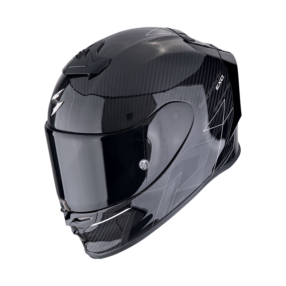 Scorpion  Exo-R1 Evo Onyx Carbon Air Cynergy Black-White