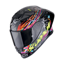 Scorpion  Exo-R1 Evo Ii Air Savage Black-Blue-Pink