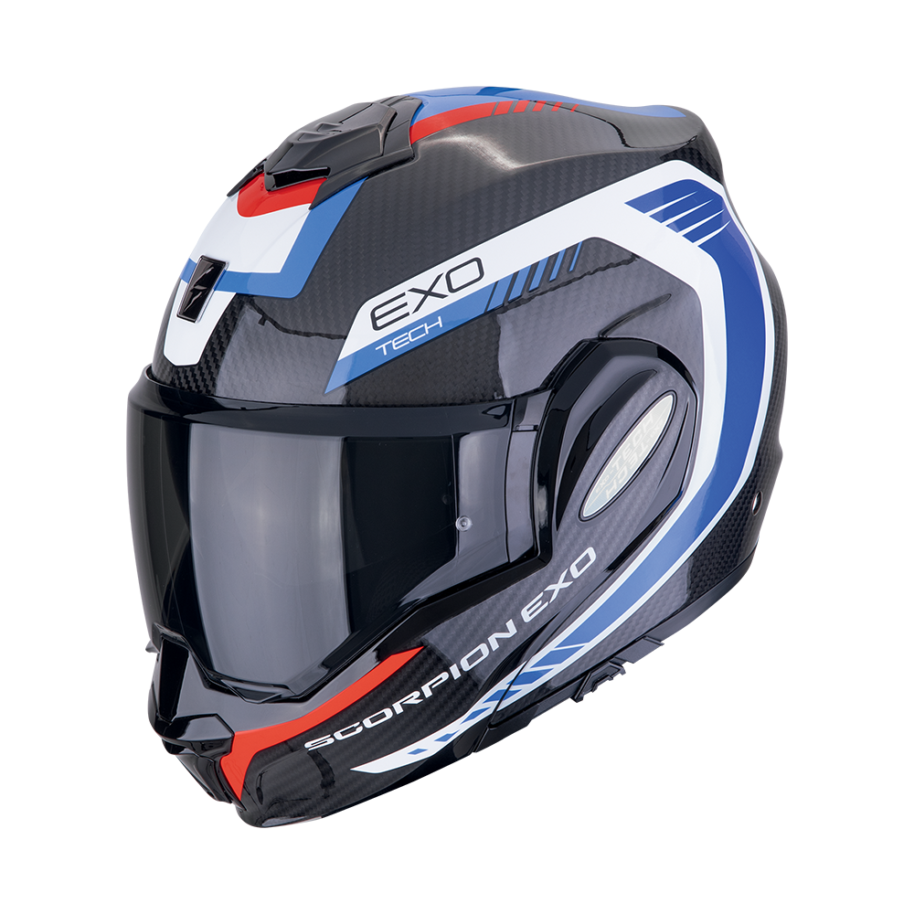 Scorpion  Exo-Tech Evo Carbon Cosy Black-Blue-Red