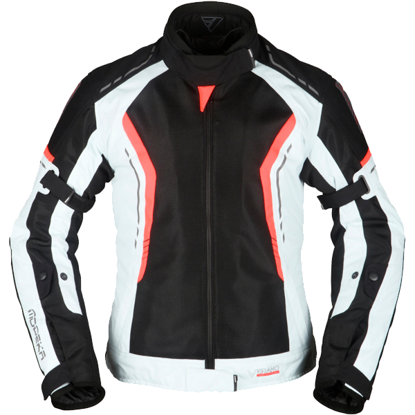 Modeka Khao Air Lady Black/Light Gray/Red