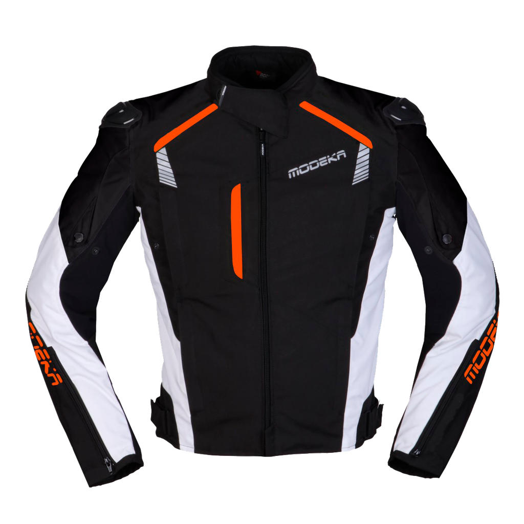 Modeka Lineos Black/White/Orange