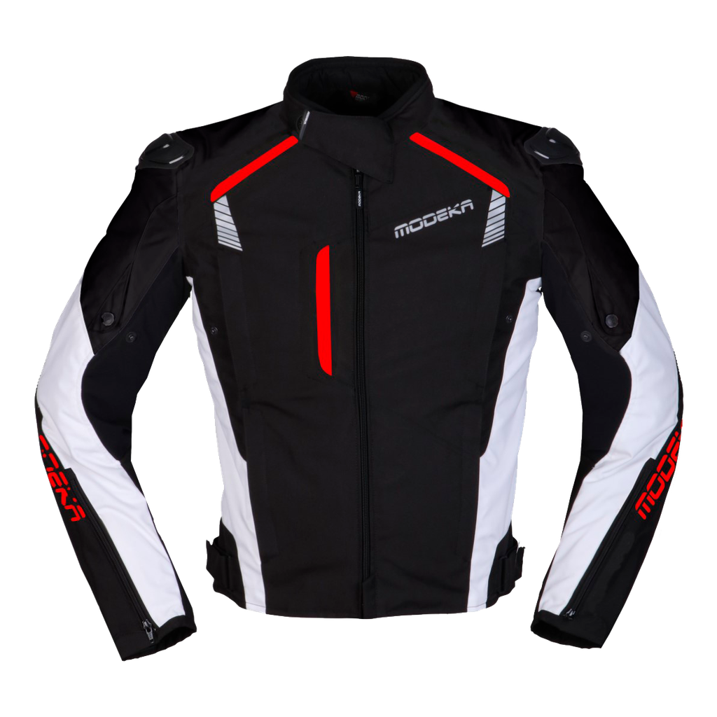 Modeka Lineos Black/White/Red