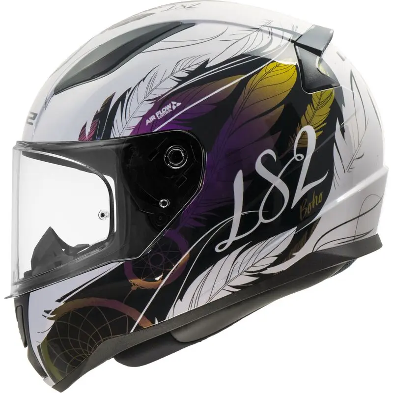 LS2 FF353 Rapid II Boho White Black Pink-06