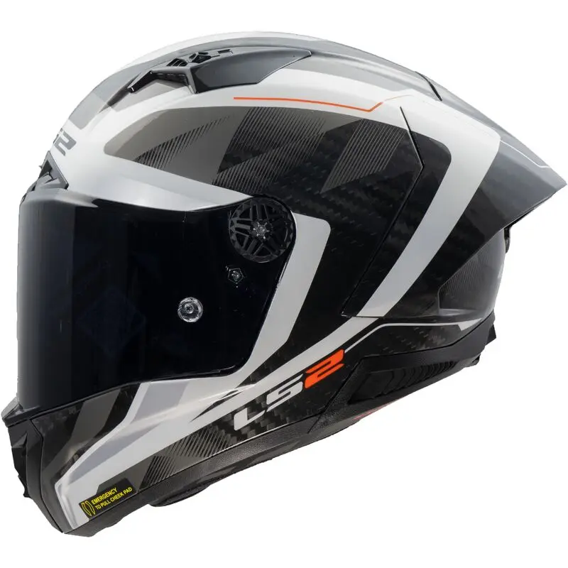LS2 FF805 Thunder Gp Aero Raute White Grey-06