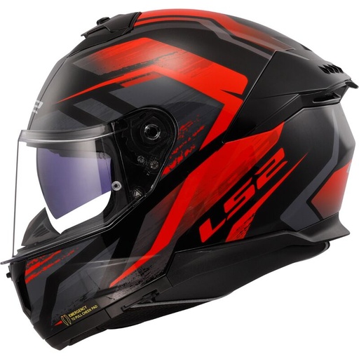 LS2 FF808 Stream II Fury Black Red-06