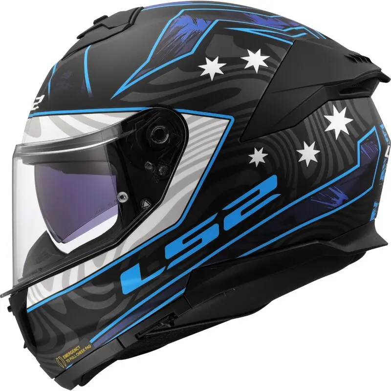 LS2 FF808 Stream II Galdam Black Blue-06