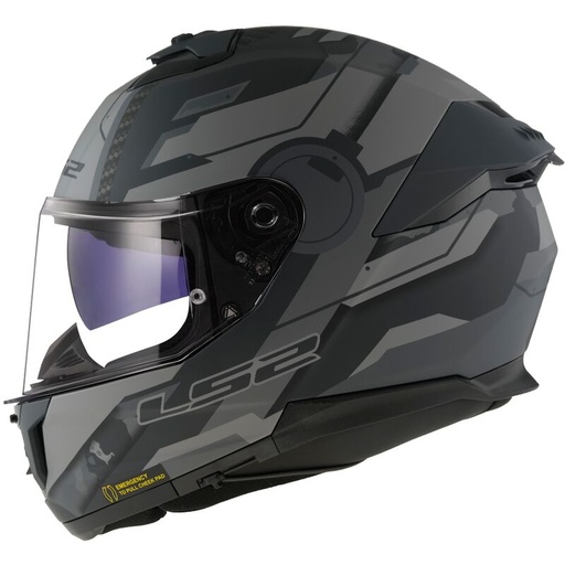 LS2 FF808 Stream II Shadow M.Titanium Grey-06