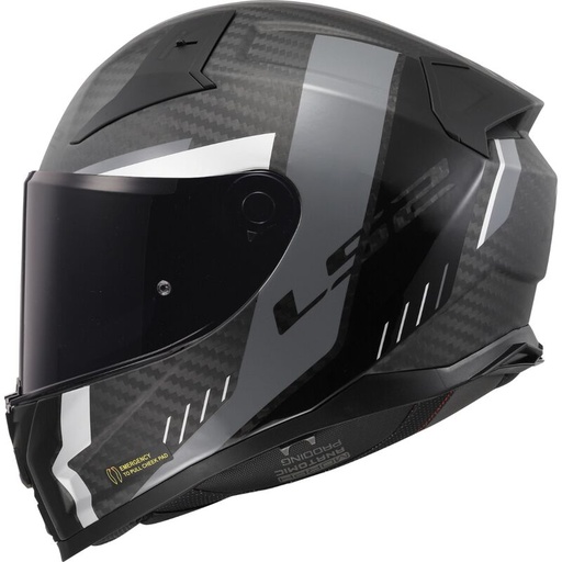 LS2 FF811 Vector II C Grid Matt Black Grey-06