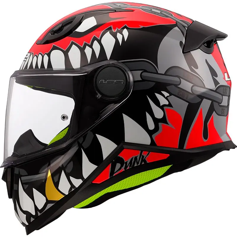 LS2 FF812 Kid Punk Grey Red