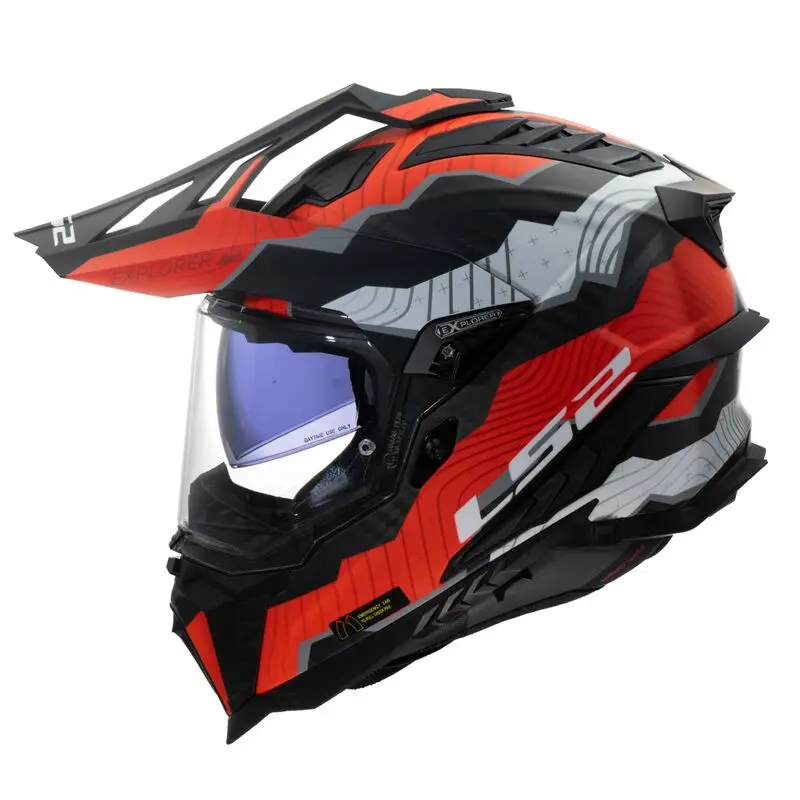 LS2 MX701 Explorer C Trick White Red-06