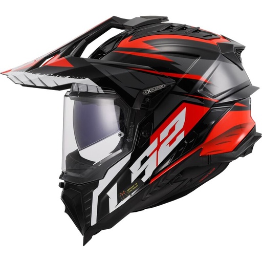 LS2 MX701 Explorer Spire Black Titanium Red-06