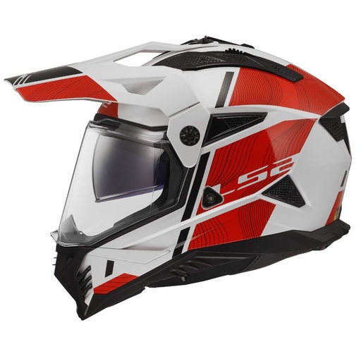 LS2 MX702 Pioneer II Hill White Red -06