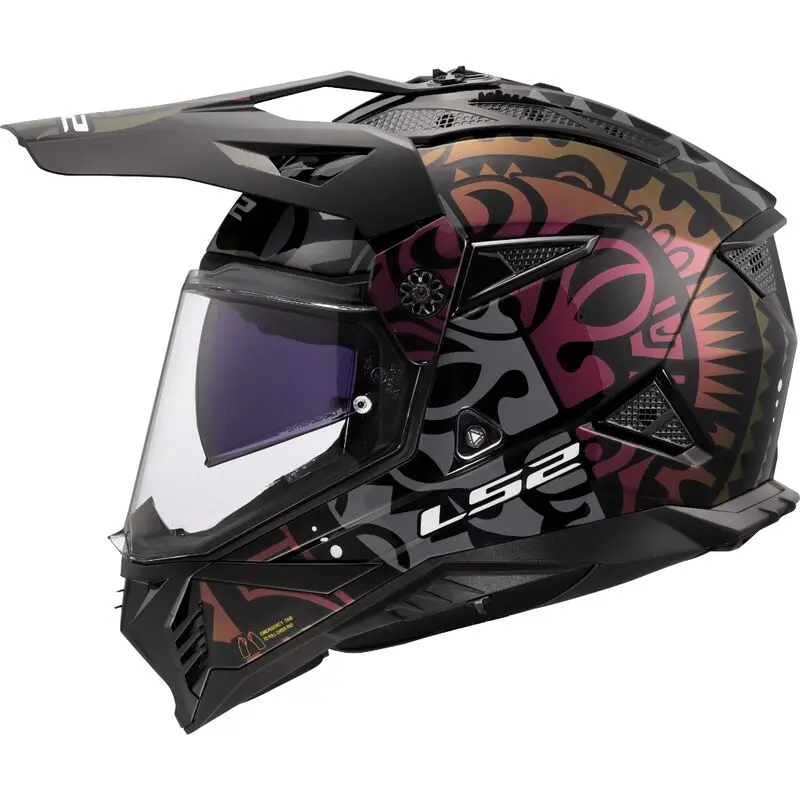 LS2 MX702 Pioneer II Rangi Black-06