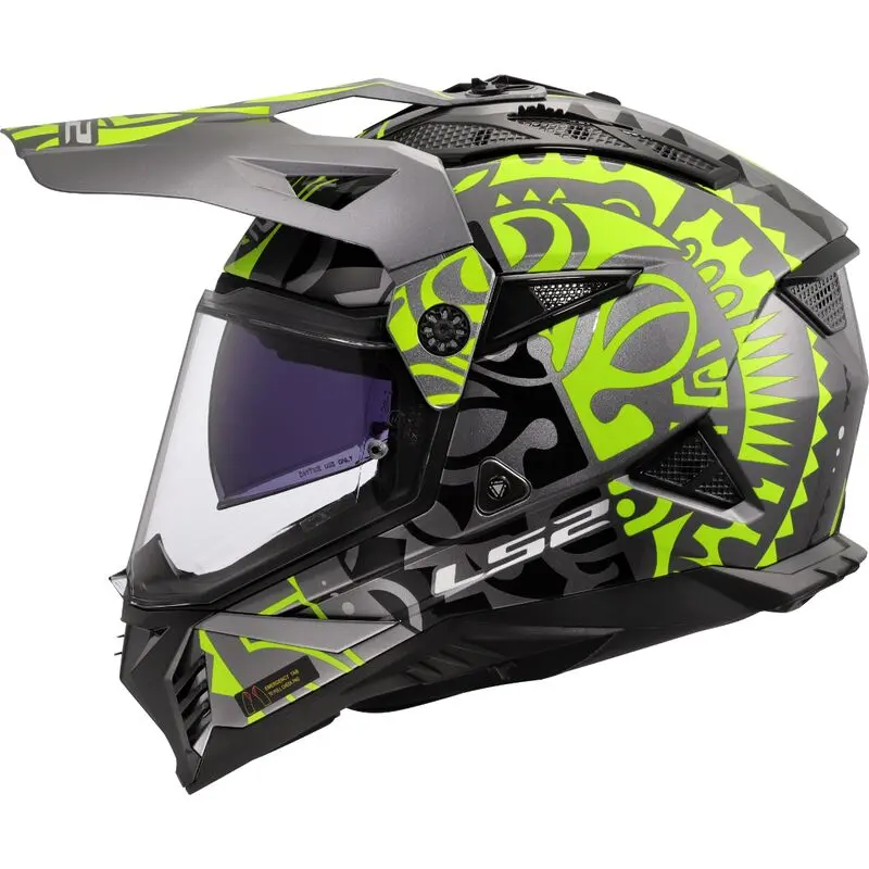 LS2 MX702 Pioneer II Rangi H-Vis Yellow-06