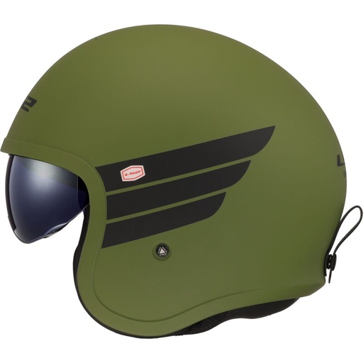 LS2 OF599 Spitfire II Retro M.Military Green-06