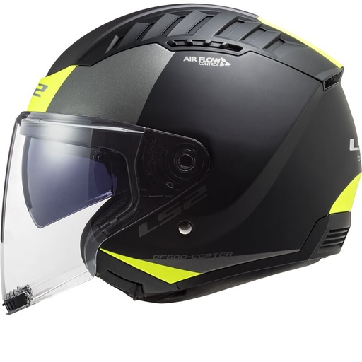 LS2 OF600 Copter II Urbane M.Black H-V Yellow-06
