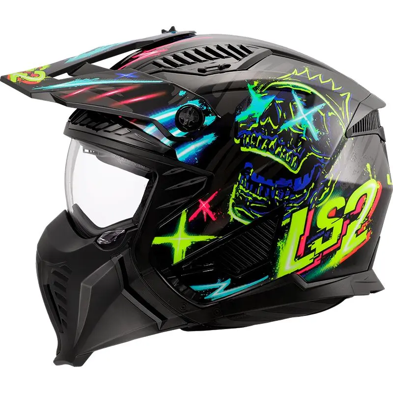LS2 OF606 Drifter Rayz Black Blue-06