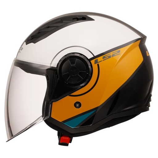 LS2 OF616 Airflow II Cover White Brown-06