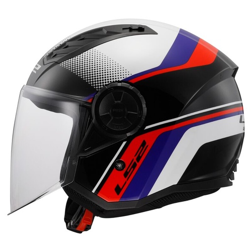 LS2 OF616 Airflow II Rush White Blue Red-06
