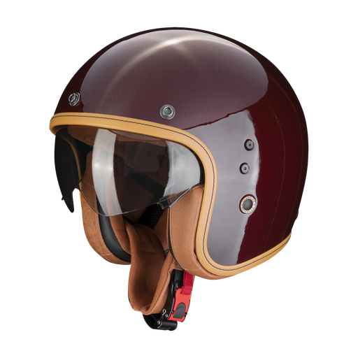 Scorpion  Belfast Evo Carbon Solid Red