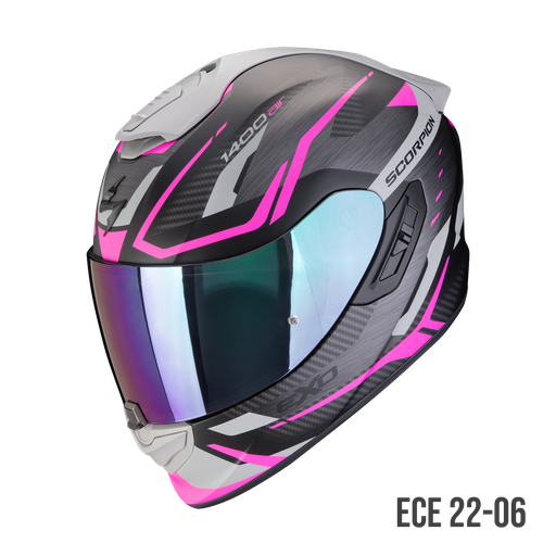 Scorpion  Exo-1400 Evo Air Accord Matt Black-Pink