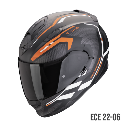 Scorpion  Exo-491 Kripta Matt Black-Orange-White