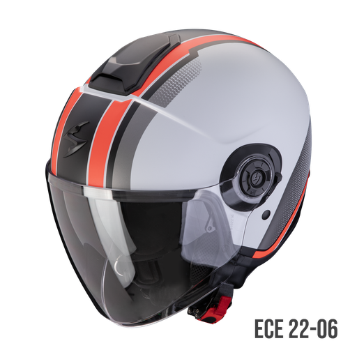 Scorpion  Exo-City Ii Vel Matt Grey-Red