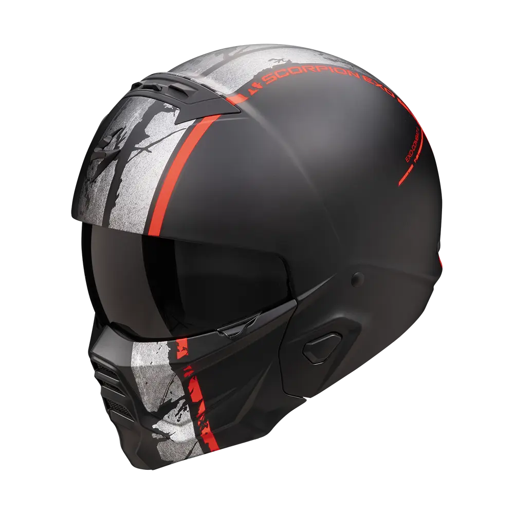 Scorpion  Exo-Combat Ii Lord Matt Black-Red