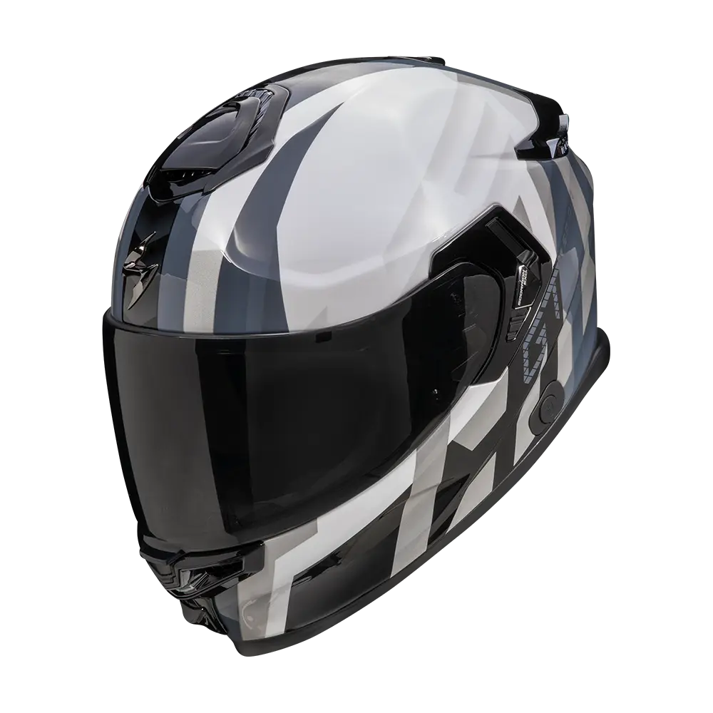 Scorpion  Exo-Gt Sp Air Touradven Pearl White-Silver