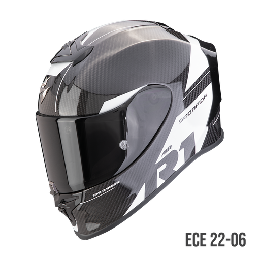 Scorpion  Exo-R1 Evo Onyx Carbon Air Rally Black-White