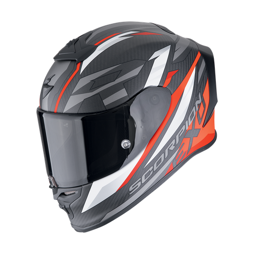 Scorpion  Exo-R1 Evo Onyx Carbon Air Runner Matt Black-Red