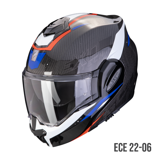 Scorpion  Exo-Tech Evo Carbon Rover Black-Red-Blue