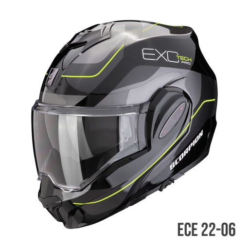 Scorpion  Exo-Tech Evo Pro Commuta Black-Silver-Yellow