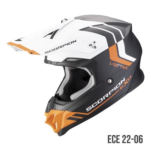 Scorpion  Vx-16 Evo Air Fusion Matt Black-Orange