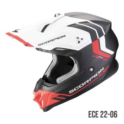 Scorpion  Vx-16 Evo Air Fusion Matt Black-Red