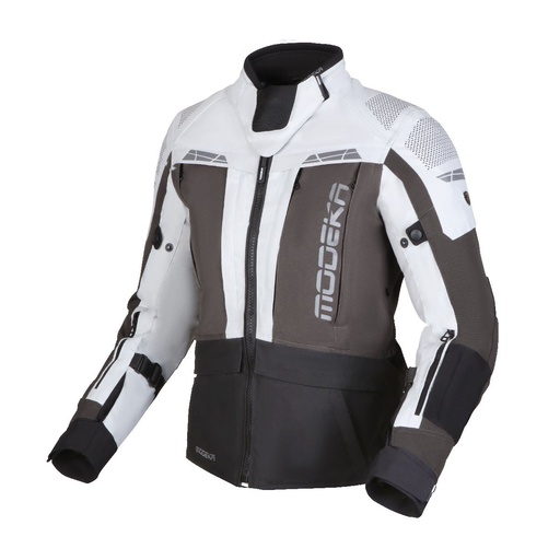 Modeka Hydron Lady Light Gray/Dark Gray/Black