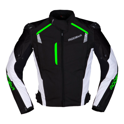 Modeka Lineos Black/White/Green