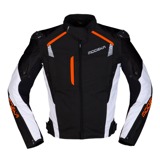 Modeka Lineos Black/White/Orange
