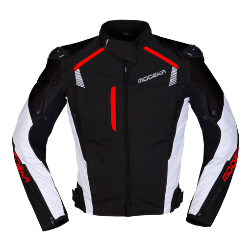 Modeka Lineos Black/White/Red